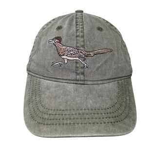 Roadrunner Slideback Baseball Cap Green One Size Adjustable Embroidered ECO